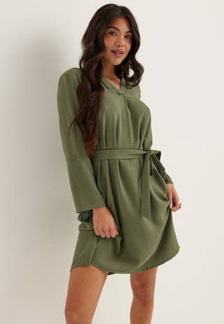 Vijosa 3/4 V-NECK DRESS