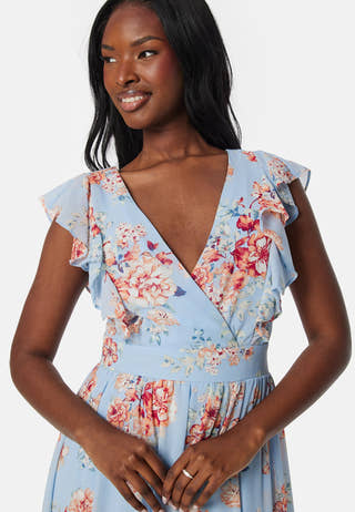 Vikarin V-Neck ankle dress