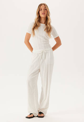 Vikassie S/S Pointelle Top