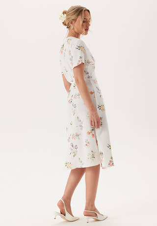 Vilovie S/S Wrap Midi Dress