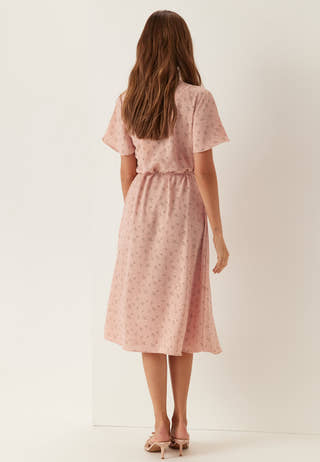 Vilovie S/S Wrap Midi Dress