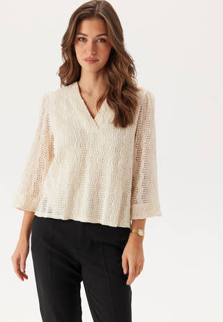 Vilumena V-neck 3/4 Top