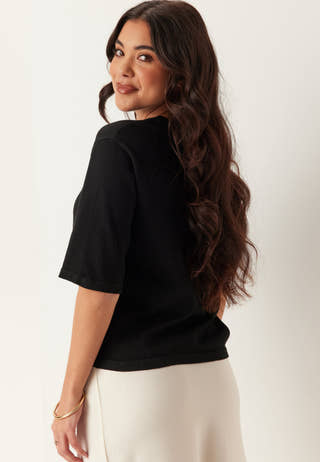 Vimalu O-neck 2/4 KNIT TOP