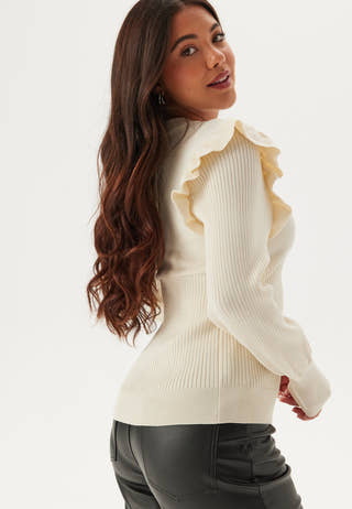 Vineira O-neck L/S RIB KNIT TO