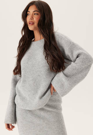 Viretta O-neck L/S KNIT BOW TO