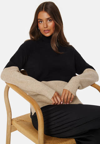 Ril Blocking Roll-NK L/S Knit Top