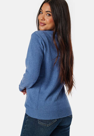 Viril O-neck L/S Knit Top