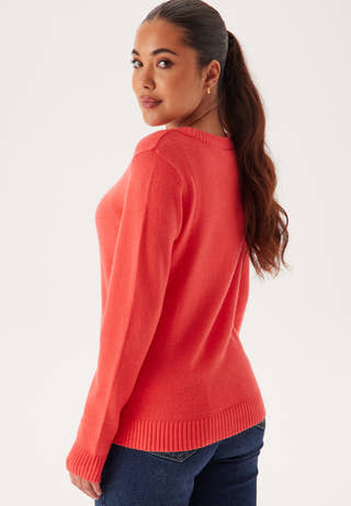 Viril O-neck L/S Knit Top