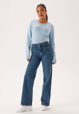 Viril O-neck L/S Knit Top