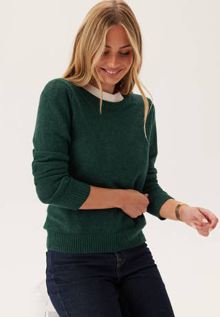 Viril O-neck L/S KNIT TOP