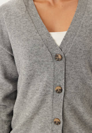 Viril V-neck Knit Cardigan