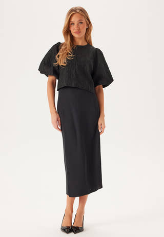 Visivanni Hw Slit Midi Skirt