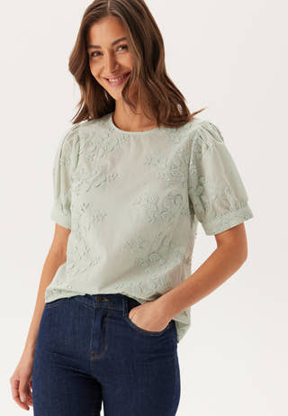 Visonja O-neck S/S TOP/LN TOP/