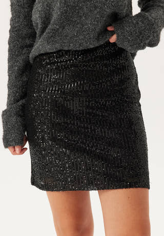 Visparkling Hw Short Skirt