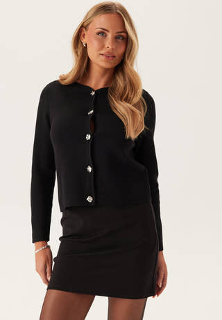 Visway O-neck L/S BUTTON KNIT CARDIGAN