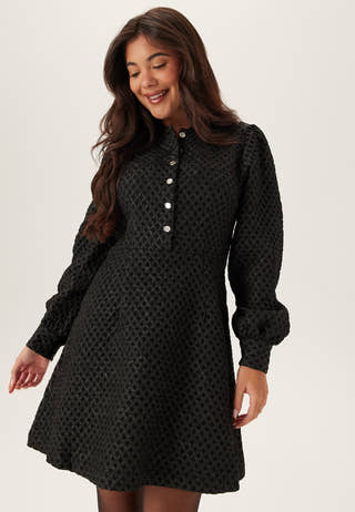 Vitaliama L/S JAQCUARD DRESS