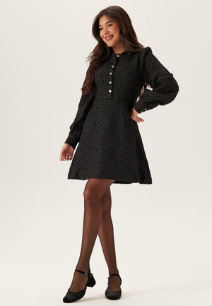 Vitaliama L/S JAQCUARD DRESS