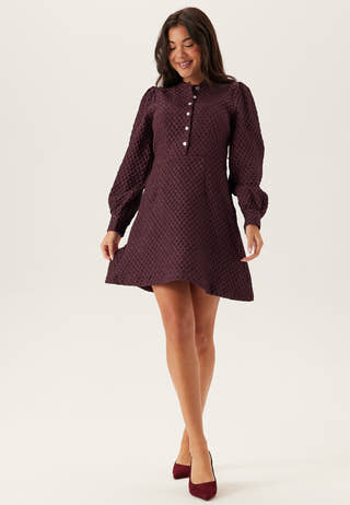 Vitaliama L/S JAQCUARD DRESS