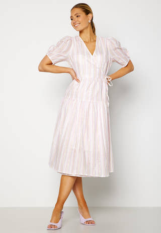 Prisma 2/4 Wrap Midi Dress