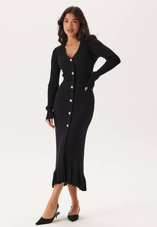 Yasmikke Ls Midi Knit Dress S.