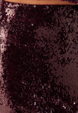 Yasroyalina Hmw Sequin Ankle Skirt